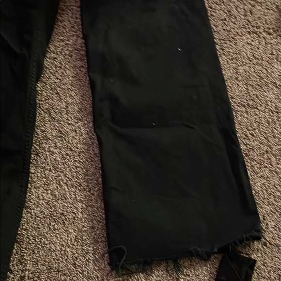 Black Marine Wide Leg Jeans - Picture 2 of 5